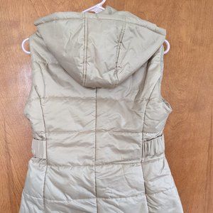 Gold-tan NY&C Puffer Vest